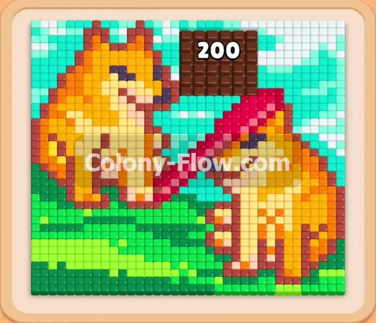 Colony Flow геймплей — уровень 1020
