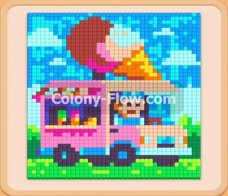 Colony Flow геймплей — уровень 1067