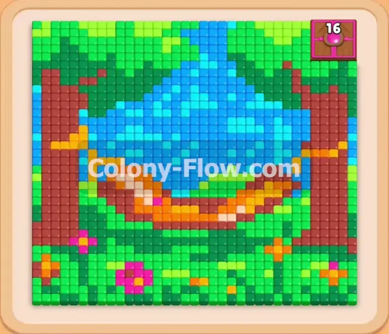 Colony Flow геймплей — уровень 1127