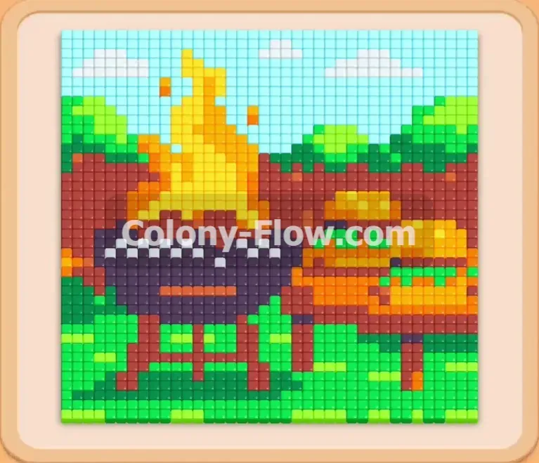 Colony Flow геймплей — уровень 1137