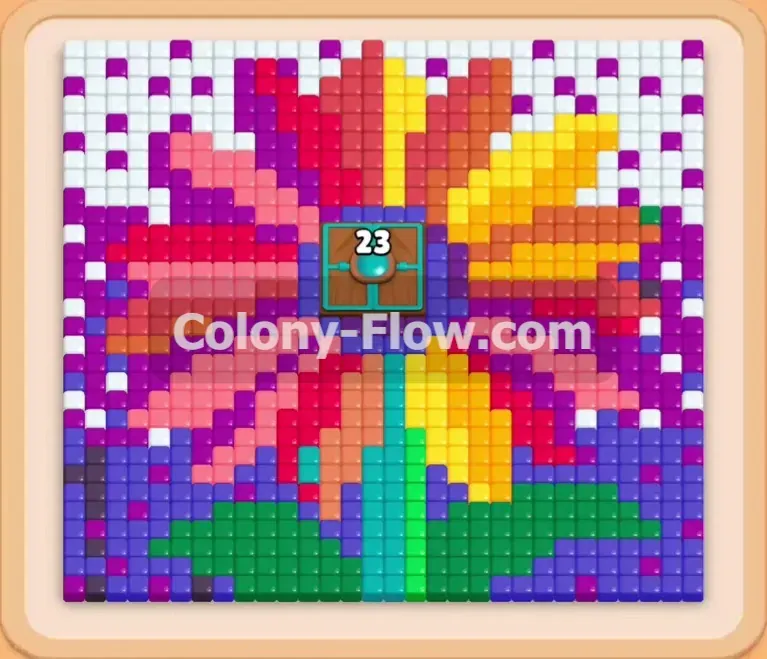Colony Flow геймплей — уровень 1147