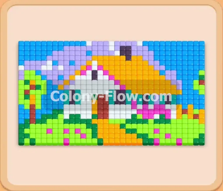 Colony Flow геймплей — уровень 1204