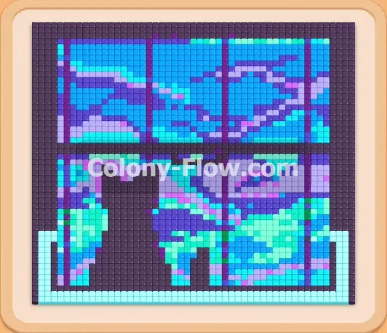 Colony Flow геймплей — уровень 1207