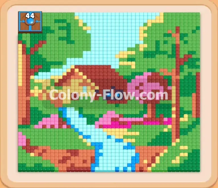 Colony Flow геймплей — уровень 1217