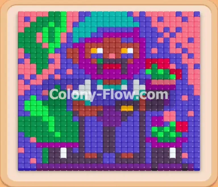 Colony Flow геймплей — уровень 1234