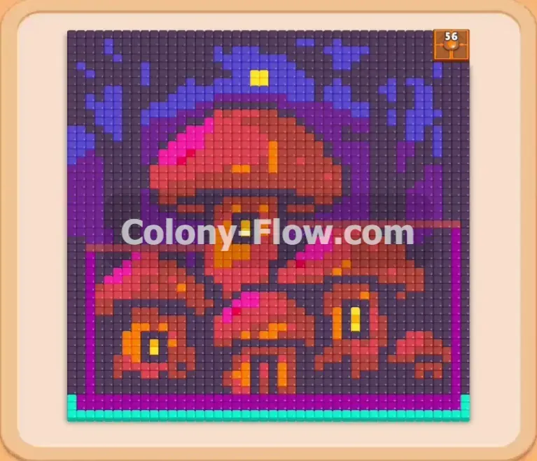 Colony Flow геймплей — уровень 1240