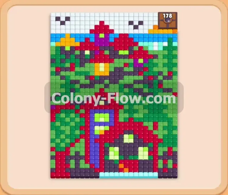 Colony Flow геймплей — уровень 1247