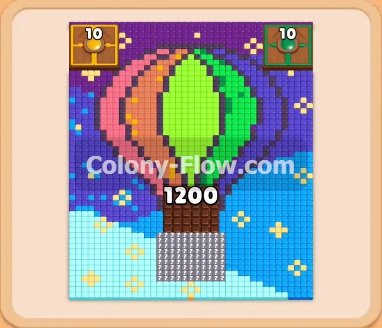 Colony Flow геймплей — уровень 1317