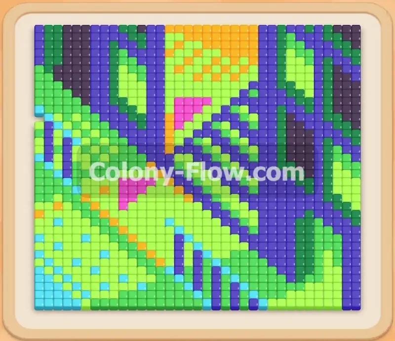 Colony Flow геймплей — уровень 203