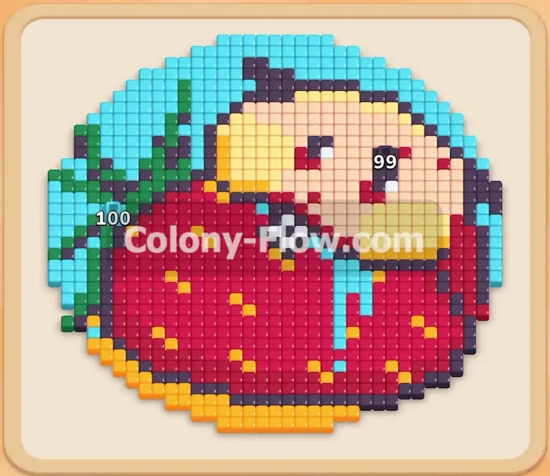 Colony Flow геймплей — уровень 205