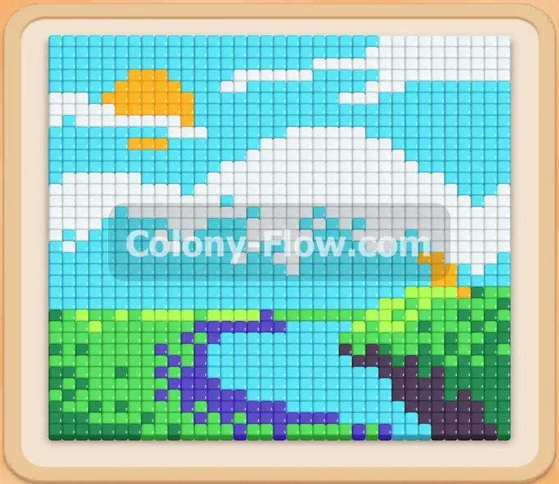 Colony Flow геймплей — уровень 206
