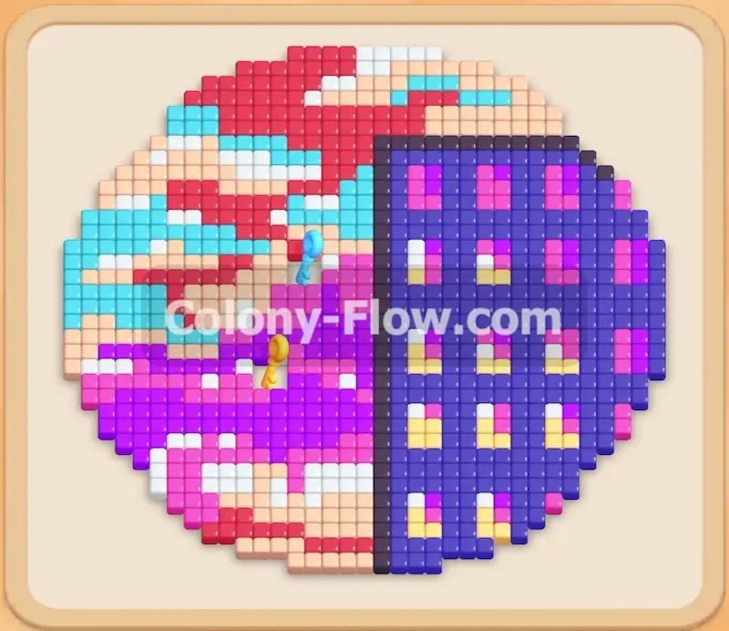 Colony Flow геймплей — уровень 208