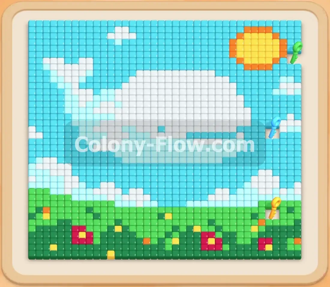 Colony Flow геймплей — уровень 221