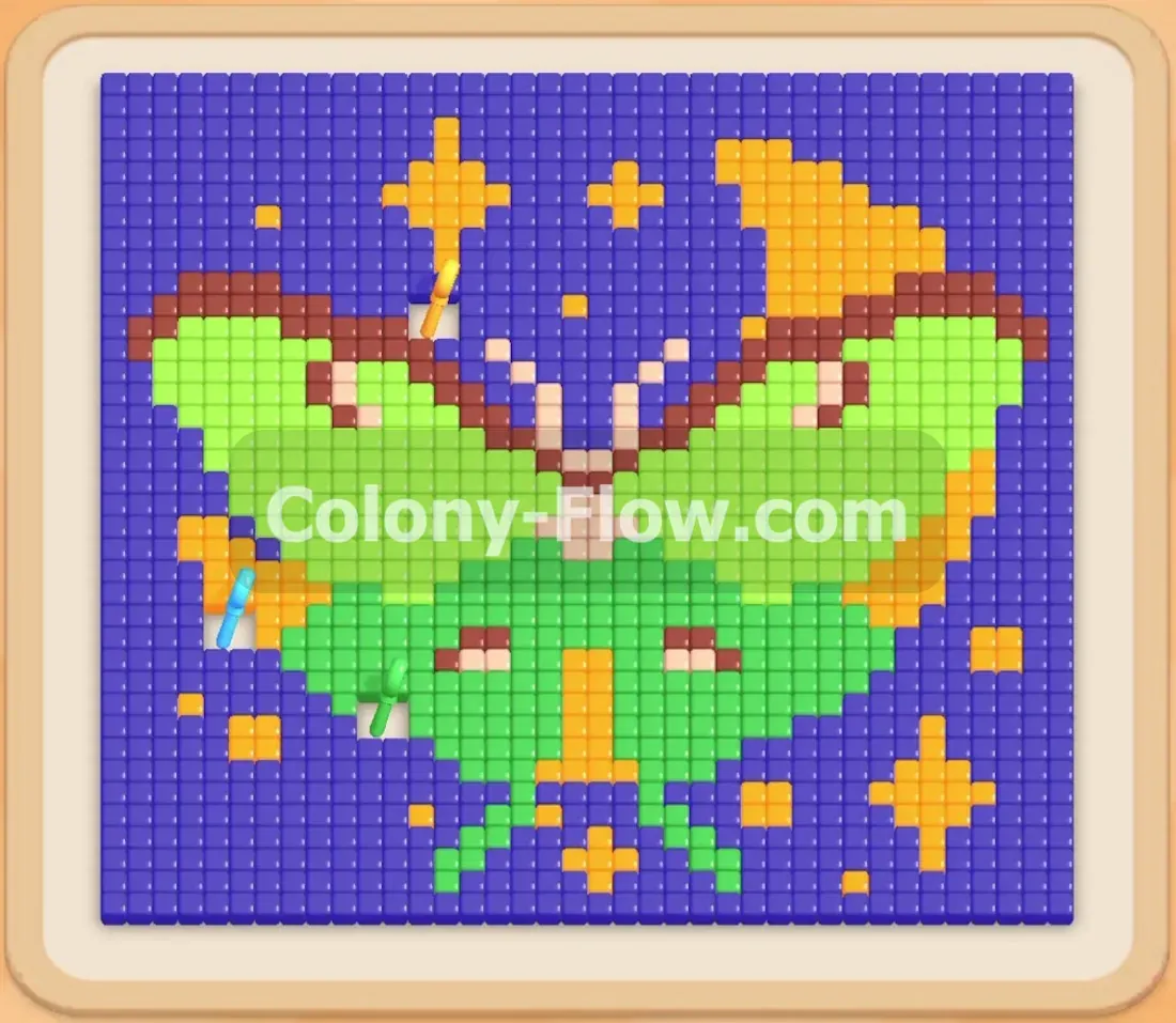 Colony Flow геймплей — уровень 222