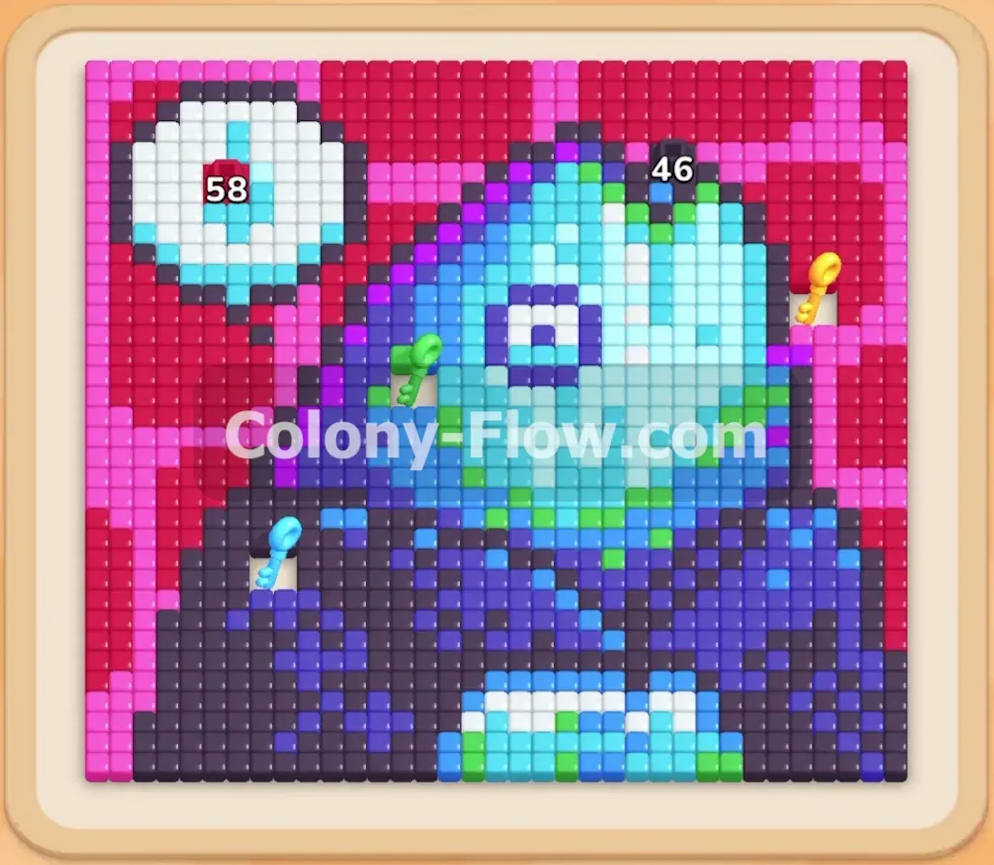 Colony Flow геймплей — уровень 240