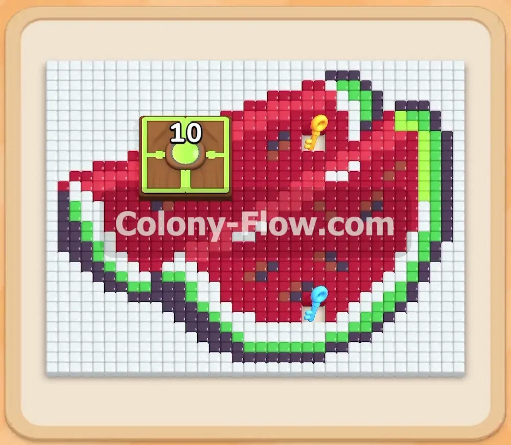 Colony Flow геймплей — уровень 256