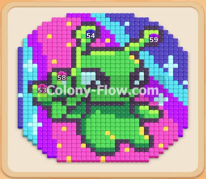 Colony Flow геймплей — уровень 260