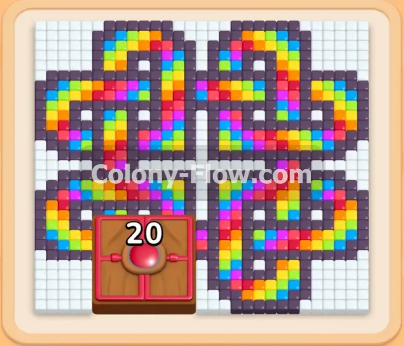 Colony Flow геймплей — уровень 267