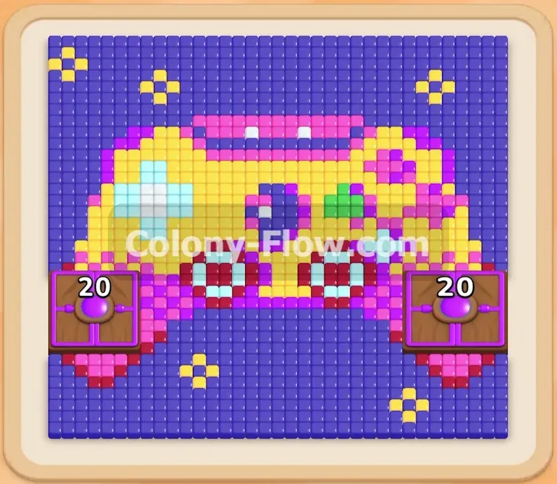 Colony Flow геймплей — уровень 282