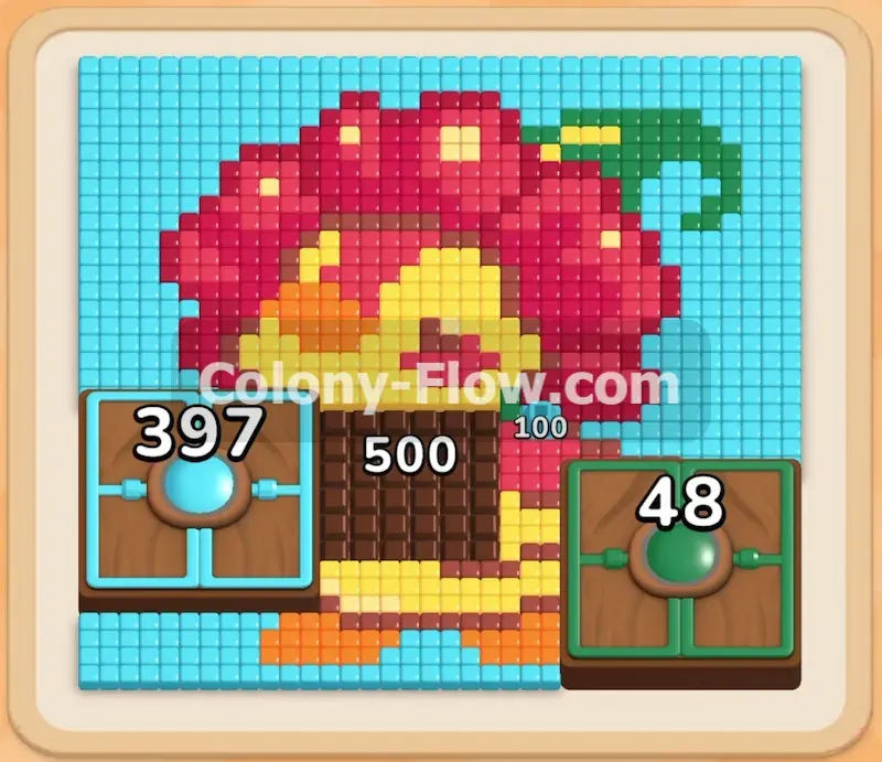 Colony Flow геймплей — уровень 290