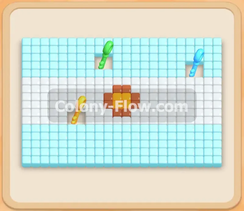 Colony Flow геймплей — уровень 302