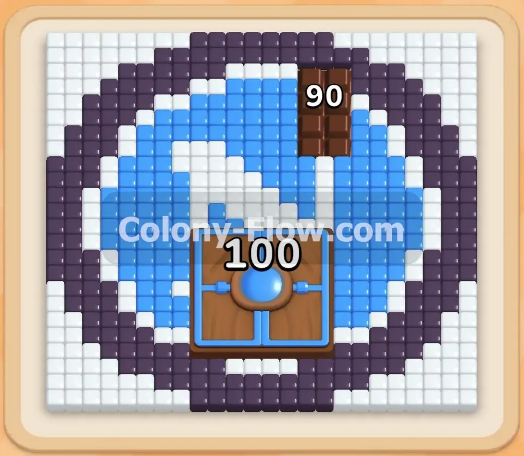 Colony Flow геймплей — уровень 318