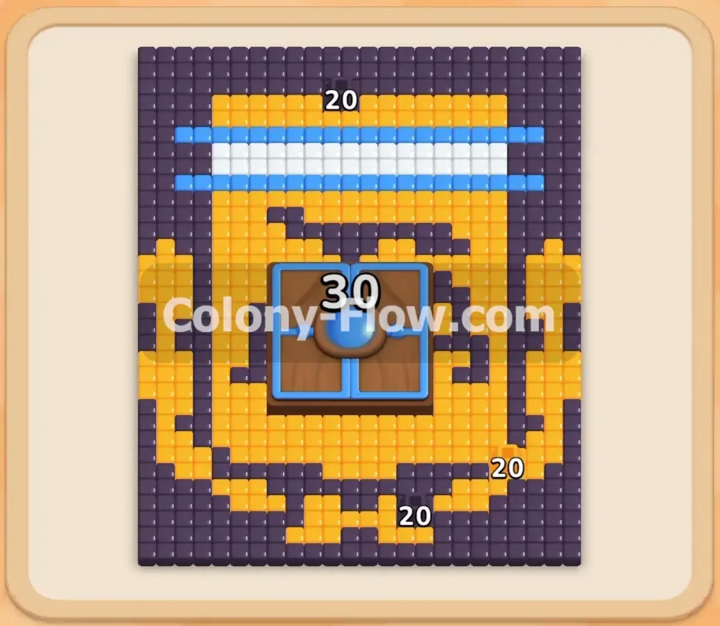 Colony Flow геймплей — уровень 321