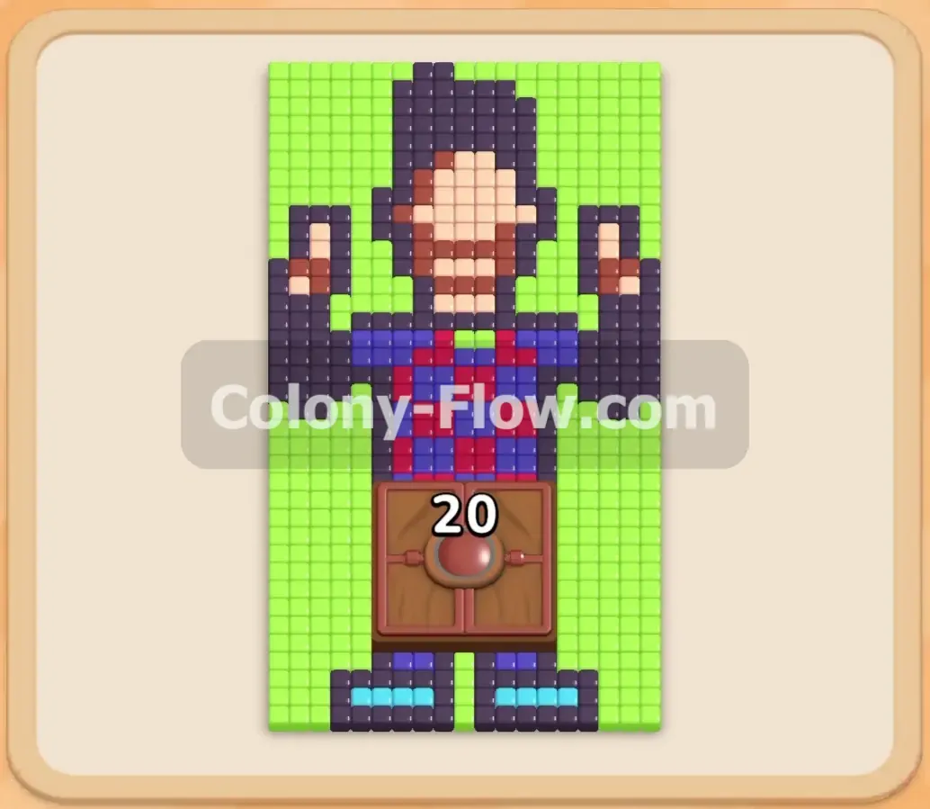 Colony Flow геймплей — уровень 333