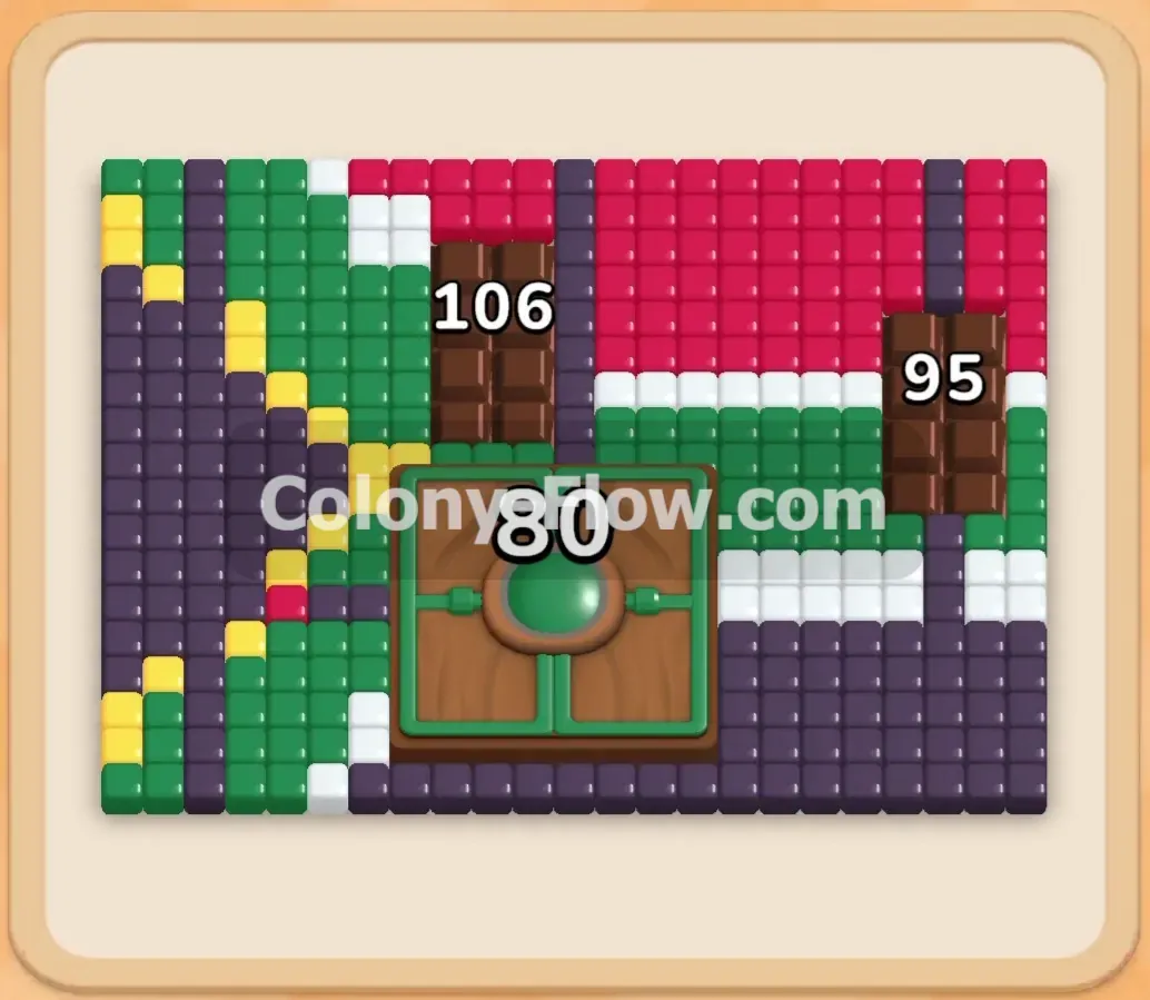 Colony Flow геймплей — уровень 336