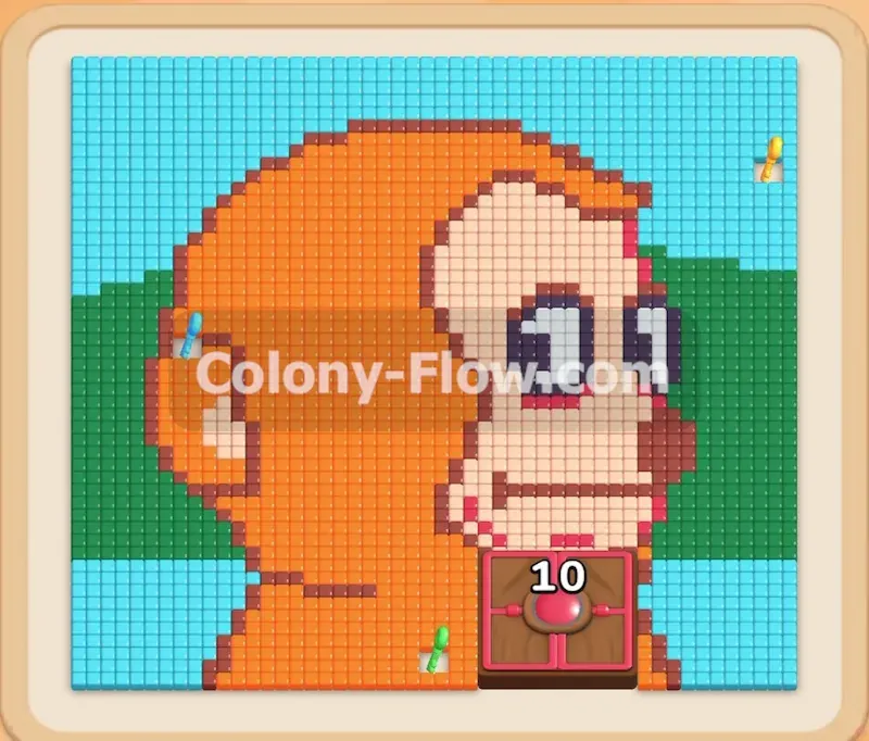 Colony Flow геймплей — уровень 372