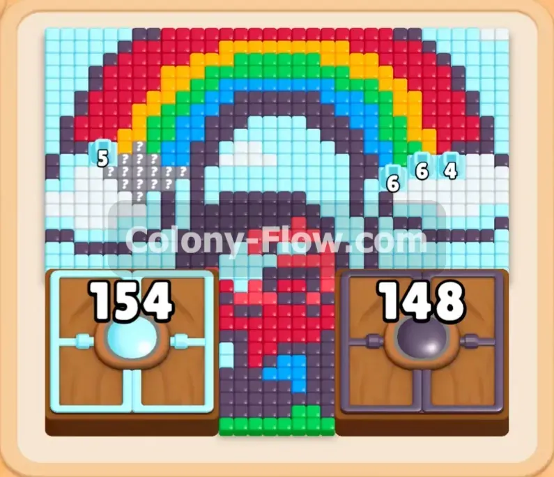 Colony Flow геймплей — уровень 415