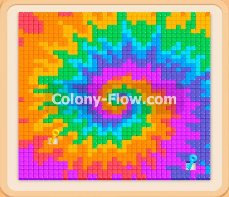 Colony Flow геймплей — уровень 425