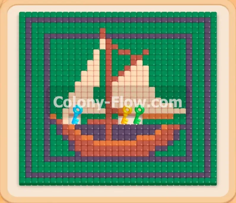 Colony Flow геймплей — уровень 428