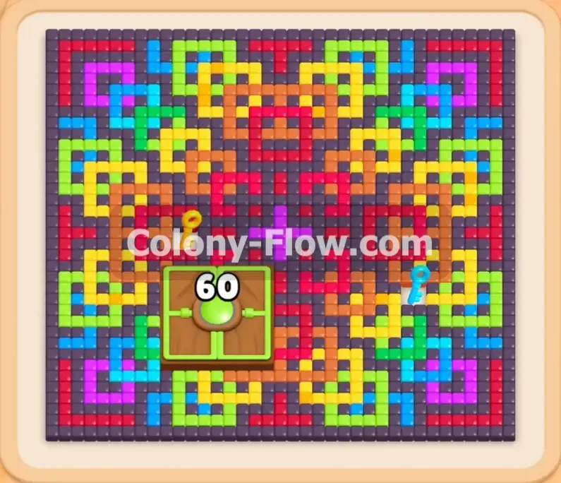 Colony Flow геймплей — уровень 434