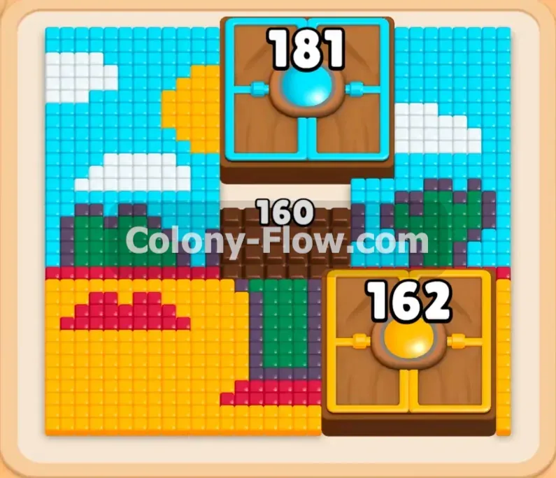 Colony Flow геймплей — уровень 465