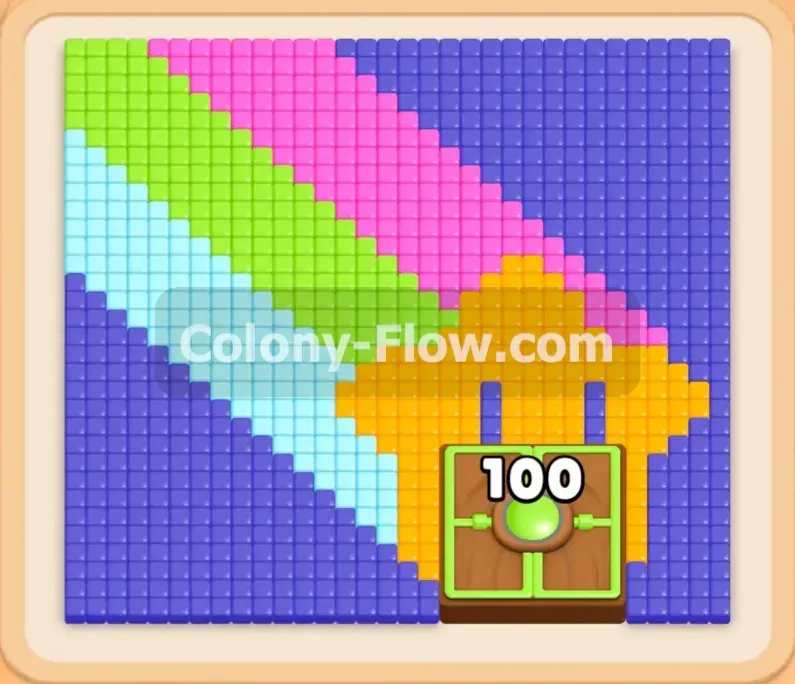 Colony Flow геймплей — уровень 473