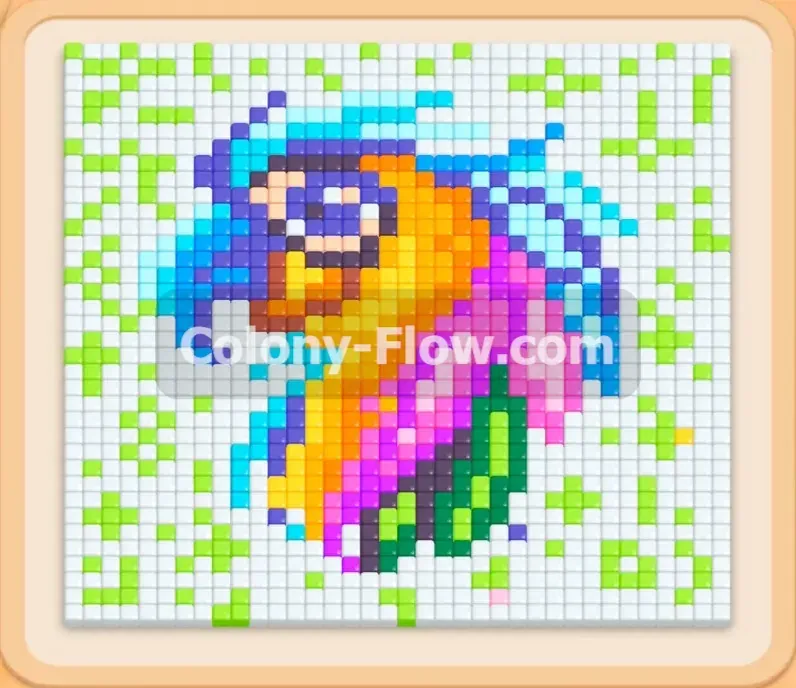 Colony Flow геймплей — уровень 490