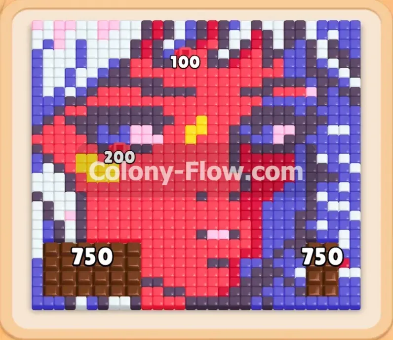 Colony Flow геймплей — уровень 520