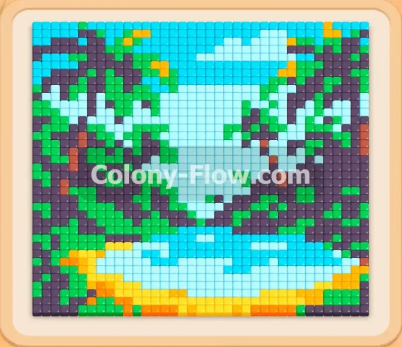 Colony Flow геймплей — уровень 525