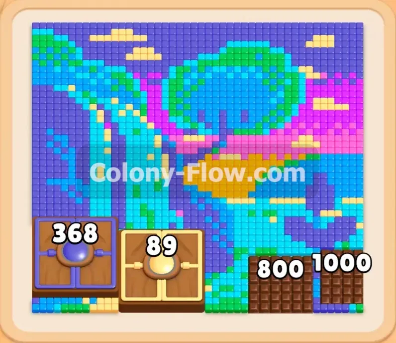 Colony Flow геймплей — уровень 530