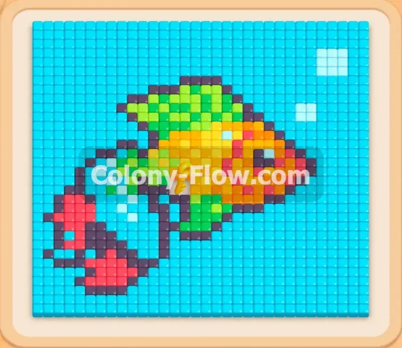 Colony Flow геймплей — уровень 534