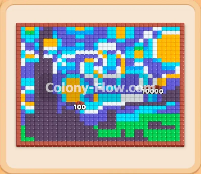 Colony Flow геймплей — уровень 535
