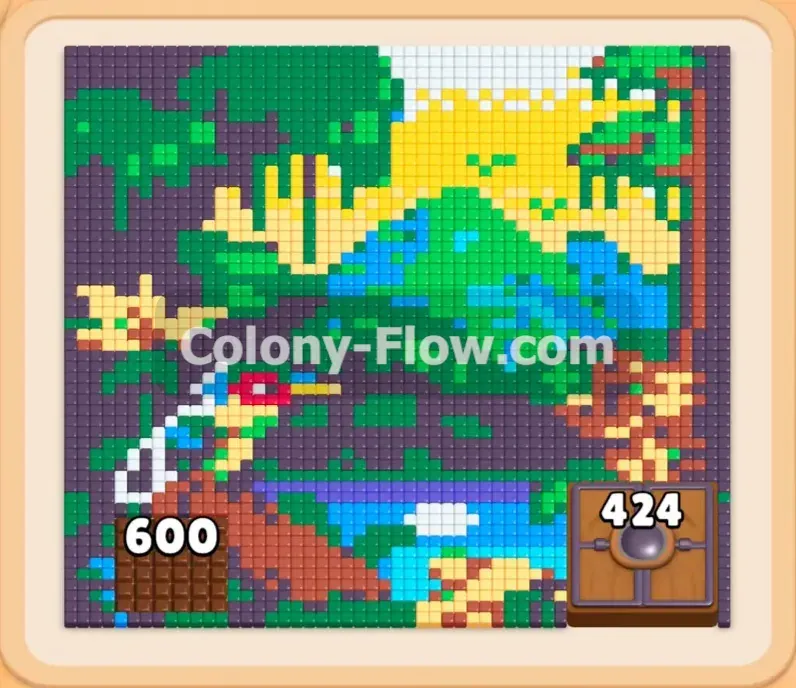 Colony Flow геймплей — уровень 540