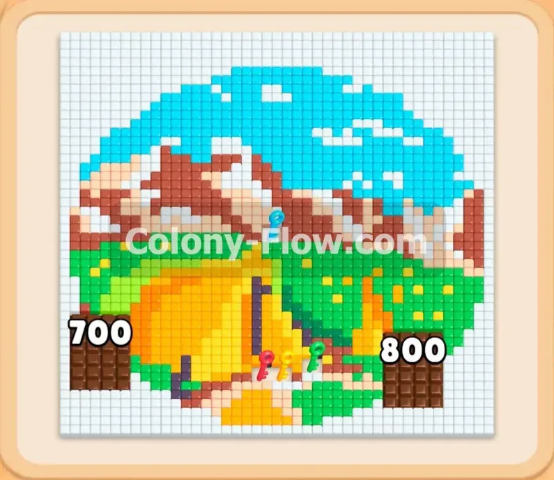 Colony Flow геймплей — уровень 554