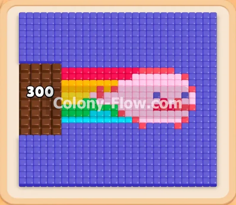 Colony Flow геймплей — уровень 556