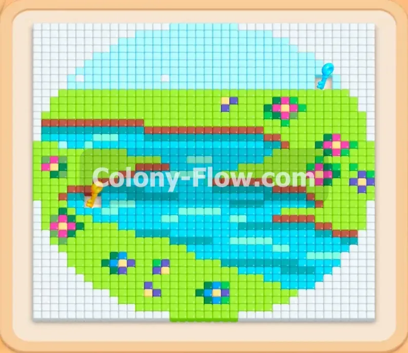 Colony Flow геймплей — уровень 557