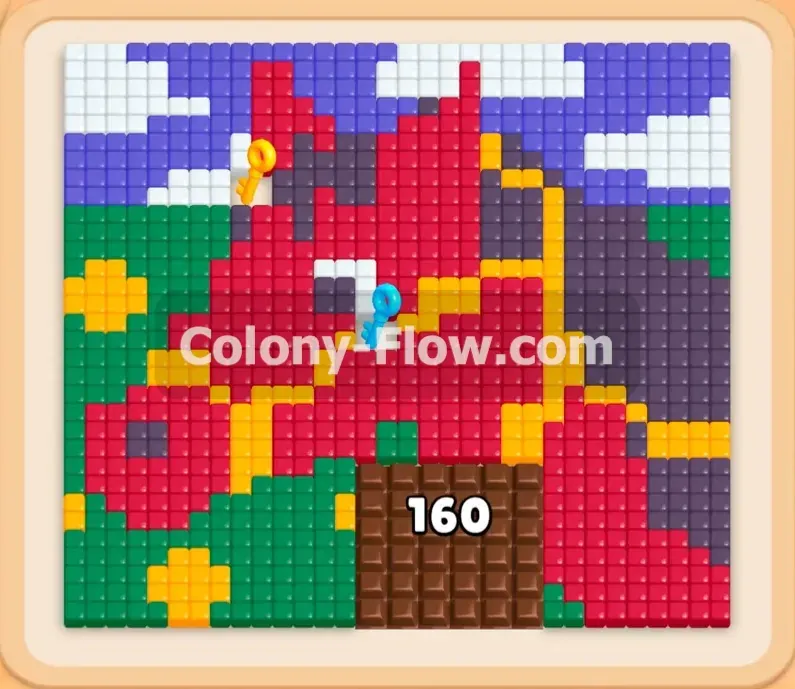 Colony Flow геймплей — уровень 579