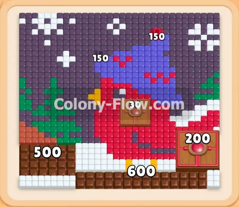 Colony Flow геймплей — уровень 585