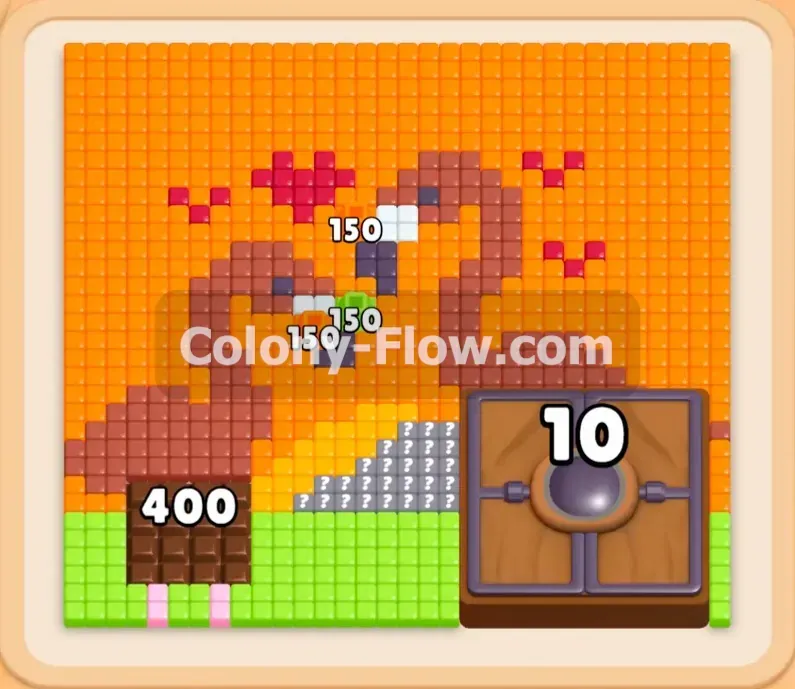 Colony Flow геймплей — уровень 587