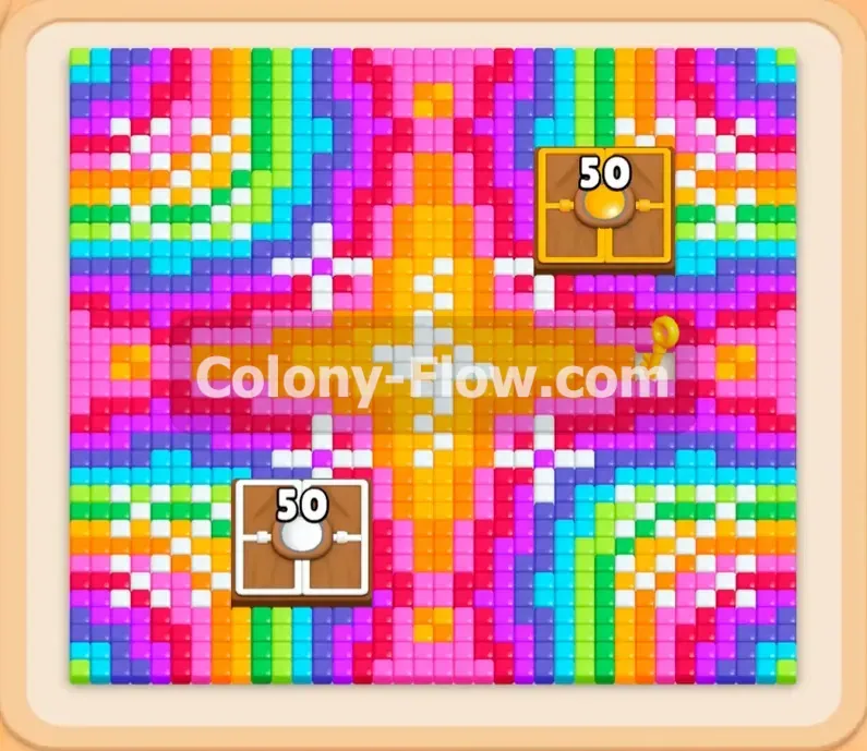 Colony Flow геймплей — уровень 588